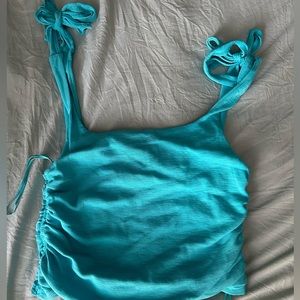 NWT FREE PEOPLE BOULEVARD COTTON CROP TOP 💙